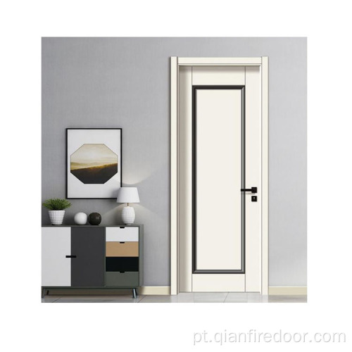 portas de design de madeira simples porta interior composta